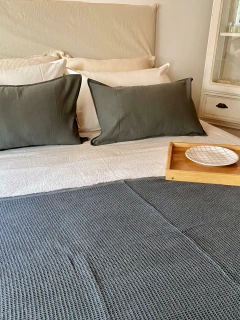 Manta Waffle KING 100x260 CM (varios colores) en internet