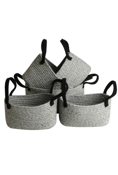 SET X4 CESTOS TEJIDOS MECA