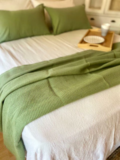 Manta Waffle FULL 100x220 CM (varios colores) en internet