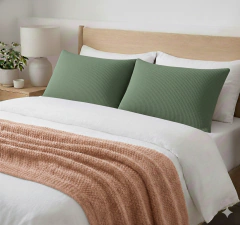 Funda de almohadon Waffle Tusor