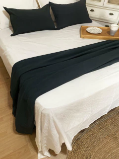 Manta Waffle KING 100x260 CM (varios colores) - Metzi Deco