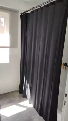 Cortina de Baño en Gasa de Algodón 180X200 OJAL en internet