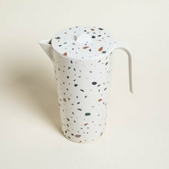 JARRA DE FIBRA DE BAMBOO TERRAZO 22 CM 1700 ML - comprar online