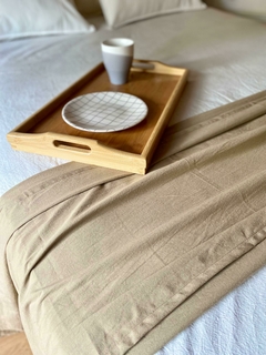 Set cubrecama 2 1/2 plazas + 4 fundas + pie de cama 240x70cm - comprar online