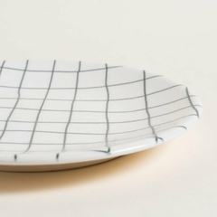PLATO DE POSTRE GRID 20 CM