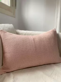 Funda de almohadon Waffle Tusor