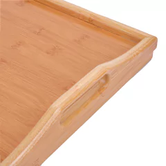 Set de 3 bandejas de bambú - Metzi Deco