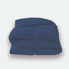 ACOLCHADO SIMIL PLUMON AZUL
