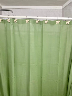 Imagen de Cortina de Baño en Gasa con Ojales