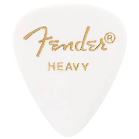Fender Classic Celluloid 351 Heavy 0,71 mm. Púa para guitarra y bajo. Tacto clásico Fender - TecnoWestune Store