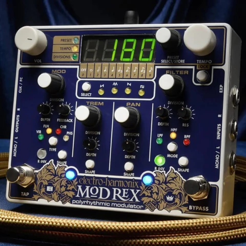 Electro-Harmonix Mod Rex Polyrhythmic Modulator. Pedal de modulación avanzada