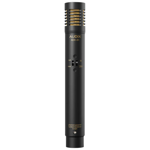Audix ADX51. Micrófono de Condensador Cardioide con filtro y atenuador