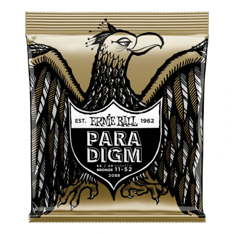Ernie Ball Paradigm 80/20 Bronze. Encordado para guitarra acústica. Mayor duración y tono Earthwood en internet