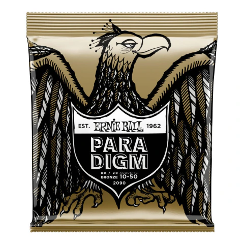 Ernie Ball Paradigm 80/20 Bronze. Encordado para guitarra acústica. Mayor duración y tono Earthwood - TecnoWestune Store