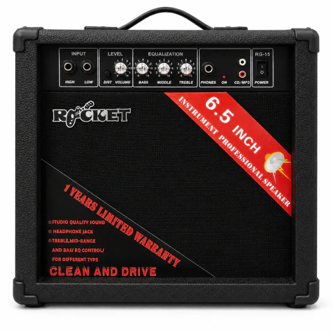 Rocket RG-15. Amplificador para guitarra eléctrica 15W
