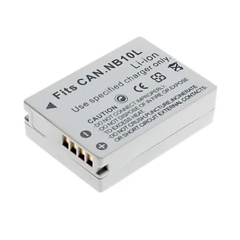 Canon NB-10L. Batería alternativa para PowerShot. Repuesto recargable de 920 mAh