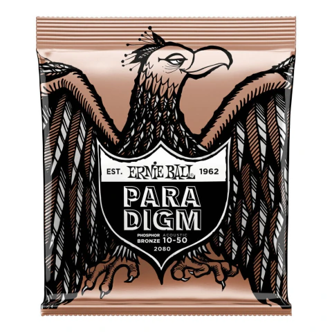 Ernie Ball Paradigm Phosphor Bronze. Encordado para guitarra acústica. Mayor duración y tono Earthwood - TecnoWestune Store