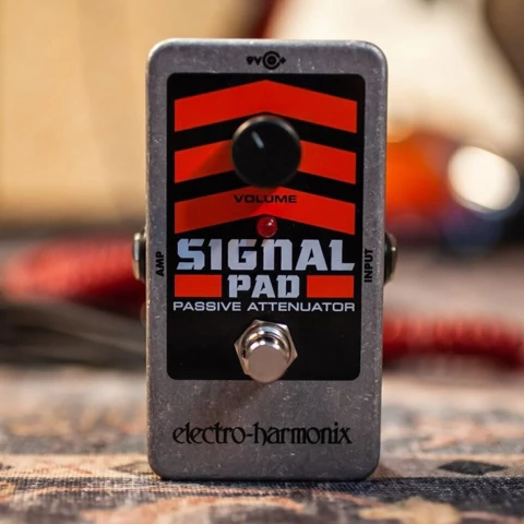 Electro-Harmonix Signal Pad. Pedal atenuador pasivo. Control limpio inmediato