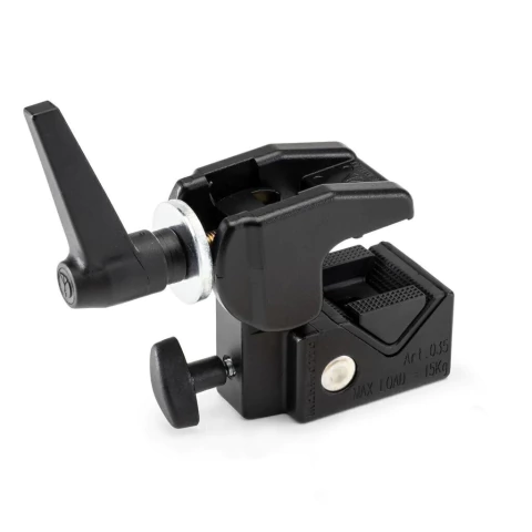 Manfrotto 035 Súper Pinza. Pinza fotográfica profesional. Sujeción firme hasta 15 kg