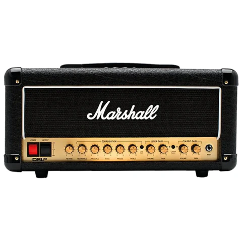 Marshall DSL20HR. Cabezal valvular 20W/10W. Tono Marshall compacto y potente