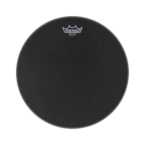 Remo Ambassador Black Suede 14" USA - Parche arenado para Tom y Redoblante- BA-0814-00 - comprar online