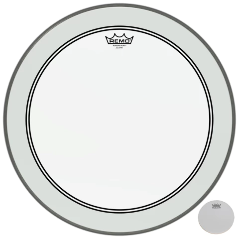 Remo Powerstroke P3 Clear Bass 18” USA - Parche para bombo + Falam - P3-1318-C2 - comprar online