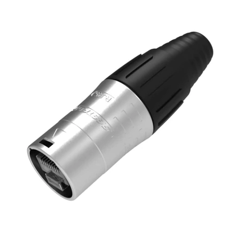 Seetronic SE8MC-1. Conector portacable RJ45 cromado