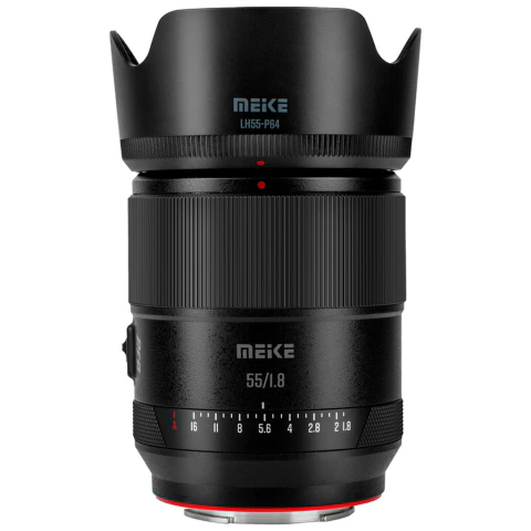 Meike MK-5518FFSTM-E 55mm f/1.8 Pro AF Sony E. Lente full frame