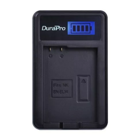 Cargador Lcd Usb Para Nikon En-el14 P/ D3200 D5100 D5500