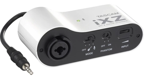 Interface Instrumento Y Micrófono Tascam Ixz Para Smartphone