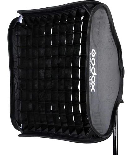 Softbox Godox 60x60cm C/rotula Flash De Zapata + Grid +bolso