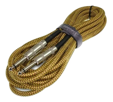 Cable Mallado Para Instrumento Whirlwind Plug-plug De Tela