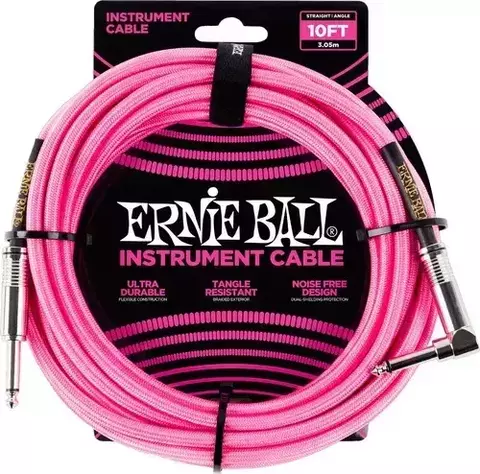 Cable Para Instrumento Plug Recto Angular Ernie Ball 3m