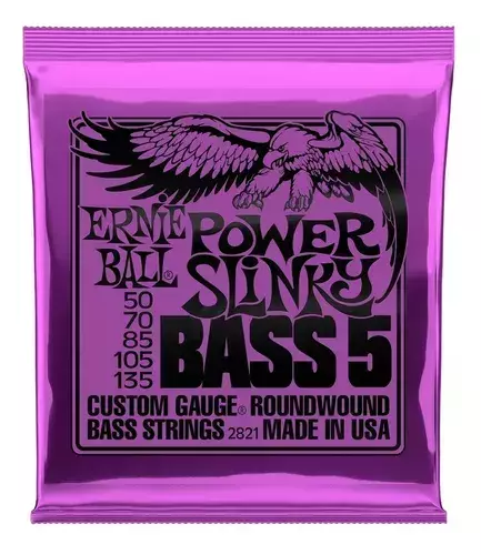 Encordado Para Bajo Ernie Ball 5 Cuerdas 050 - 135