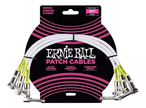Cable Interpedal Ernie Ball Patch 30cm L Pack X3