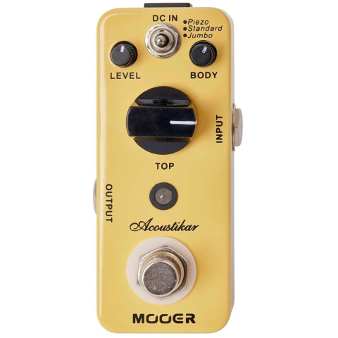Mooer Acoustikar - Pedal Simulador de acústica para Guitarra Eléctrica Tipo AC2 - comprar online