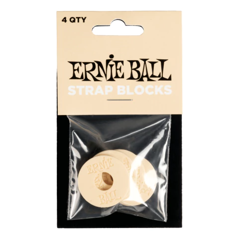 Ernie Ball - Bloqueo de correa verde fluo paquete de 4u - TecnoWestune Store