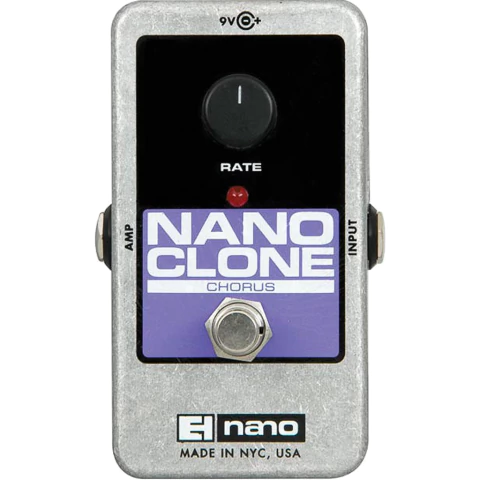 Pedal Electro-Harmonix Nano Clone chorus analógico compacto - comprar online