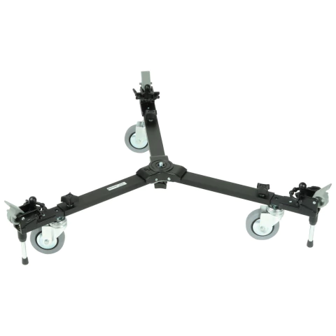 Manfrotto 127VS. Dolly básico de extensión variable. Movimiento estable para trípodes ligeros y medianos - comprar online