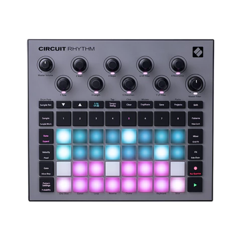 Novation Circuit Rhythm. Sampler groovebox. Máquina de ritmos portátil - comprar online