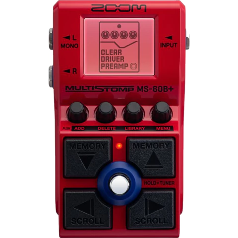Zoom MS-60B+. Pedal multiefectos para bajo. Control total en formato stompbox - comprar online