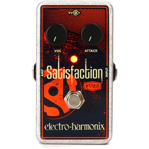 Pedal Electro-Harmonix Satisfaction fuzz clásico de dos controles - comprar online