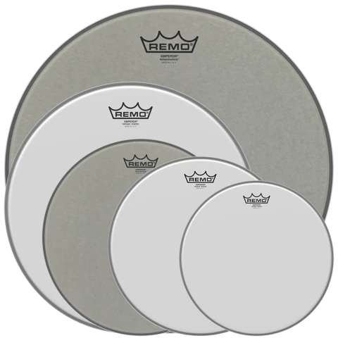 Remo Emperor Vintage + Renaissance USA - 12"-13"-14"-16"-22" - Set de 5 parches - comprar online