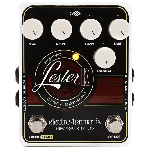 Pedal emulador de altavoz rotatorio Electro-Harmonix Lester K estéreo - comprar online