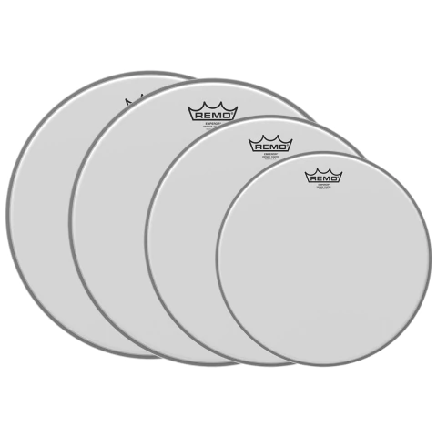 Remo Emperor Vintage Coated USA - 10"-12"-14"-14" - Set de 4 parches arenados - comprar online