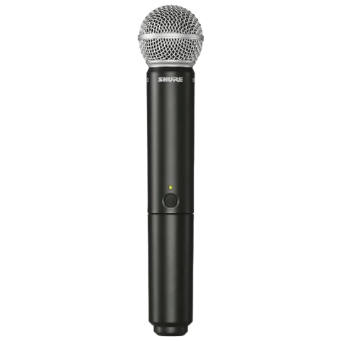 Transmisor de mano inalámbrico Shure BLX2/PG58 con cápsula PG58 para sistemas BLX banda M15 - comprar online