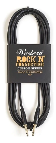 Cable Plug Plug Ts 3 Metros Western Mnr30 Recto Negro