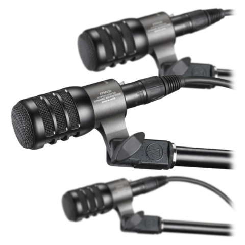 Pack 3 Micrófonos Hipercardioide Audio Technica Atm230pk - comprar online