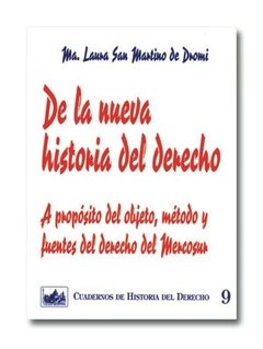 De la nueva historia del derecho