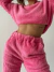 BUZO CROP CORDERITO - SIN CAMBIO - - comprar online